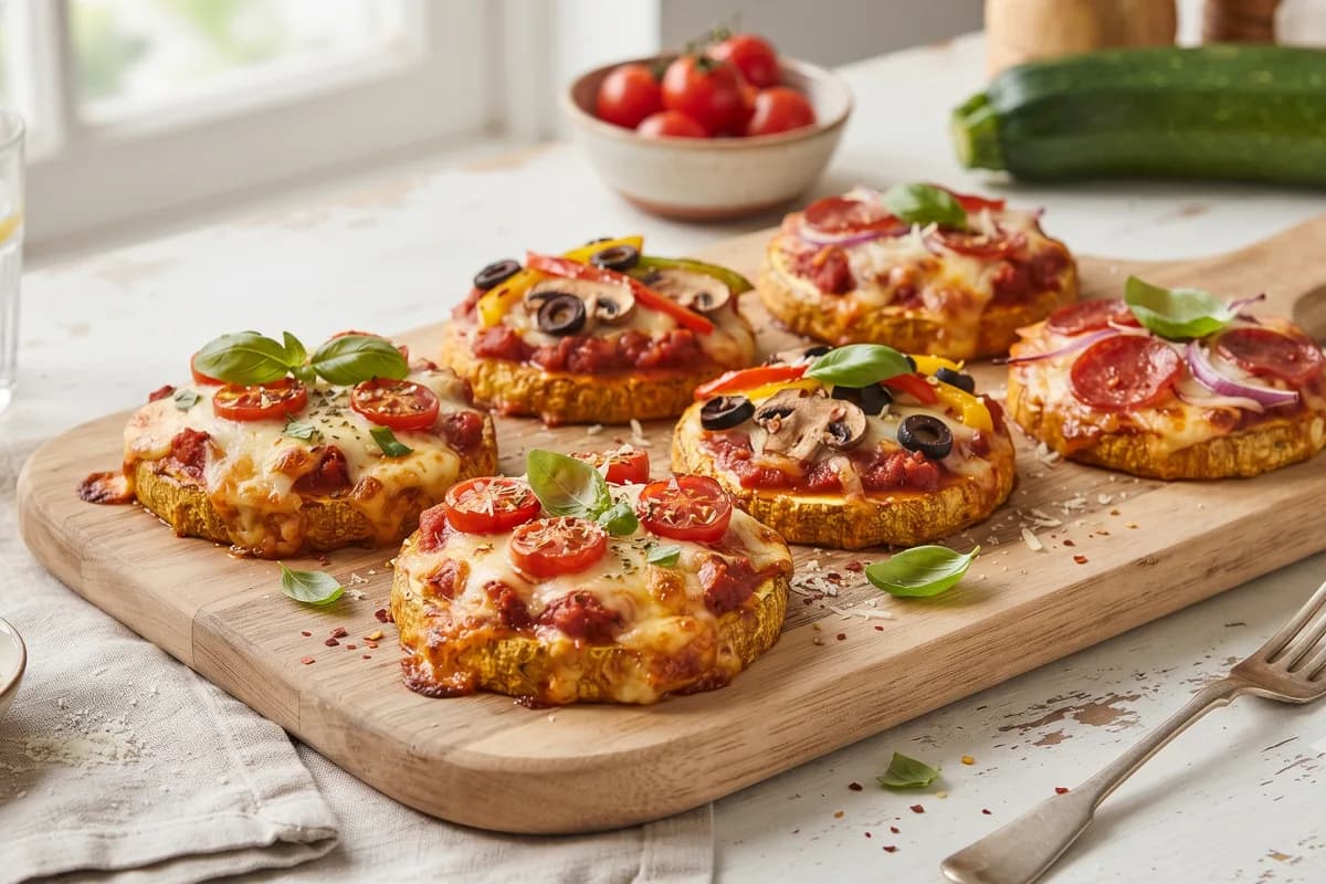 Kabak Tabanlı Mini Pizza