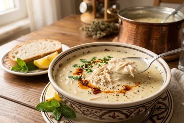 Terbiyeli Tavuk Çorbası